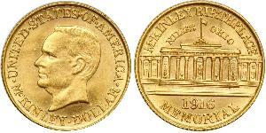 1 Dollar USA (1776 - ) Gold William McKinley, Jr. (1843 - 1901)