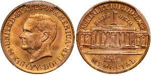 1 Dollar USA (1776 - ) Gold William McKinley, Jr. (1843 - 1901)