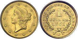 1 Dollar USA (1776 - ) Gold 