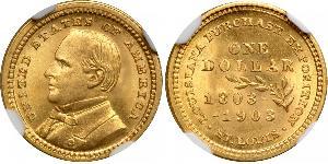 1 Dollar USA (1776 - ) Gold William McKinley, Jr. (1843 - 1901)