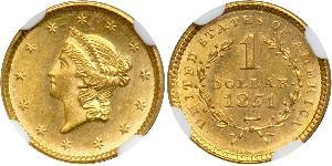 1 Dollar USA (1776 - ) Gold 