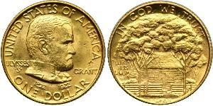 1 Dollar USA (1776 - ) Gold Ulysses S. Grant (1822-1885)