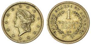 1 Dollar USA (1776 - ) Gold 