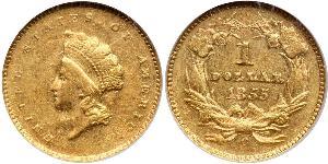 1 Dollar USA (1776 - ) Gold 