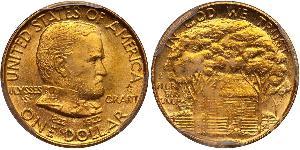 1 Dollar USA (1776 - ) Gold Ulysses S. Grant (1822-1885)