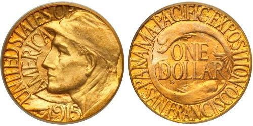 1 Dollar USA (1776 - ) Gold 