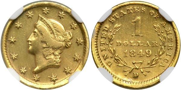 1 Dollar USA (1776 - ) Gold 