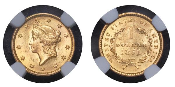 1 Dollar USA (1776 - ) Gold 