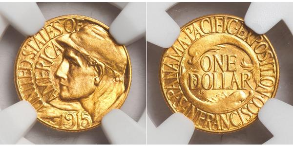 1 Dollar USA (1776 - ) Gold 