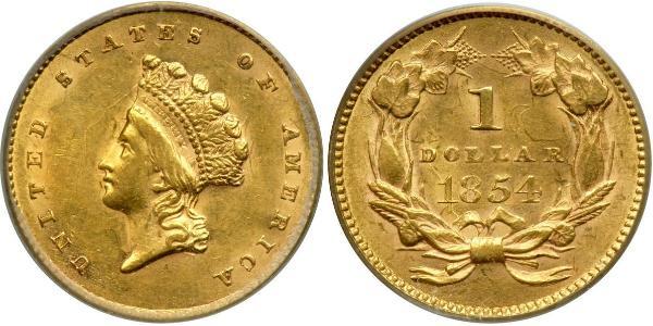 1 Dollar USA (1776 - ) Gold 