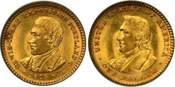 1 Dollar USA (1776 - ) Gold 
