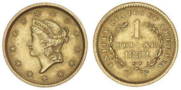 1 Dollar USA (1776 - ) Gold 