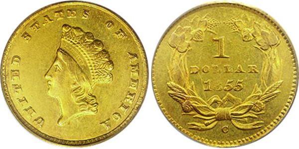 1 Dollar USA (1776 - ) Gold 