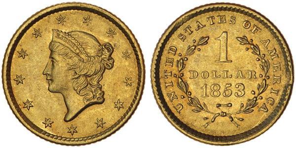 1 Dollar USA (1776 - ) Gold 