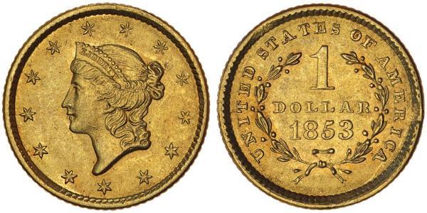 1 Dollar USA (1776 - ) Gold 