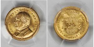 1 Dollar Vereinigten Staaten von Amerika (1776 - ) Gold William McKinley, Jr. (1843 - 1901)