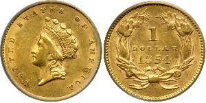 1 Dollar Vereinigten Staaten von Amerika (1776 - ) Gold 