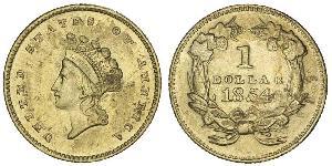 1 Dollar Vereinigten Staaten von Amerika (1776 - ) Gold 