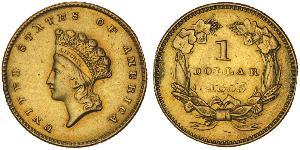 1 Dollar Vereinigten Staaten von Amerika (1776 - ) Gold 