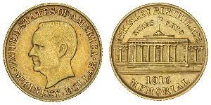 1 Dollar Vereinigten Staaten von Amerika (1776 - ) Gold William McKinley, Jr. (1843 - 1901)