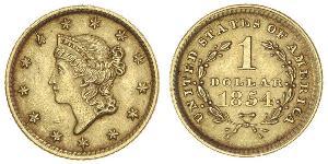 1 Dollar Vereinigten Staaten von Amerika (1776 - ) Gold 