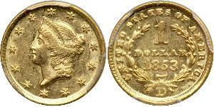 1 Dollar Vereinigten Staaten von Amerika (1776 - ) Gold 