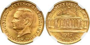 1 Dollar Vereinigten Staaten von Amerika (1776 - ) Gold William McKinley, Jr. (1843 - 1901)