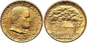 1 Dollar Vereinigten Staaten von Amerika (1776 - ) Gold Ulysses S. Grant (1822-1885)