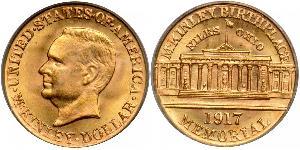 1 Dollar Vereinigten Staaten von Amerika (1776 - ) Gold William McKinley, Jr. (1843 - 1901)