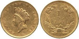 1 Dollar Vereinigten Staaten von Amerika (1776 - ) Gold 