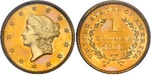 1 Dollar Vereinigten Staaten von Amerika (1776 - ) Gold 