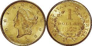 1 Dollar Vereinigten Staaten von Amerika (1776 - ) Gold 