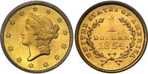1 Dollar Vereinigten Staaten von Amerika (1776 - ) Gold 