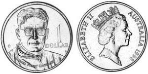 1 Dollar Australien (1939 - ) Kupfer/Aluminium/Nickel Elizabeth II (1926-2022)