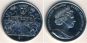 1 Dollar Jungferninseln Kupfer/Nickel 