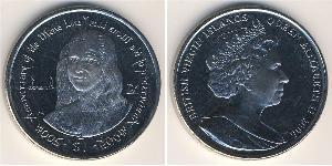 1 Dollar Jungferninseln Kupfer/Nickel Elizabeth II (1926-2022)