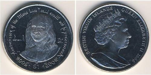 1 Dollar Jungferninseln Kupfer/Nickel Elizabeth II (1926-2022)