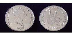 1 Dollar Neuseeland Kupfer/Nickel Elizabeth II (1926-2022)