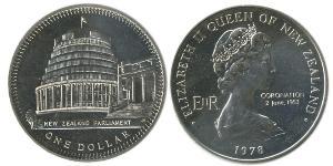 1 Dollar Neuseeland Kupfer/Nickel Elizabeth II (1926-2022)