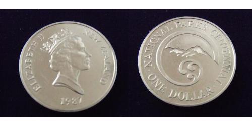 1 Dollar Neuseeland Kupfer/Nickel Elizabeth II (1926-2022)
