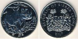 1 Dollar Sierra Leone Kupfer/Nickel 