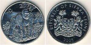 1 Dollar Sierra Leone Kupfer/Nickel 