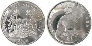 1 Dollar Sierra Leone Kupfer/Nickel 