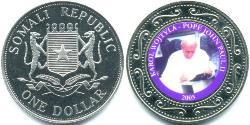 1 Dollar Somalia Kupfer/Nickel 