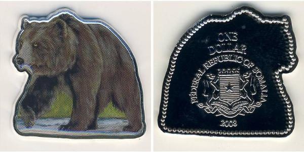 1 Dollar Somalia Kupfer/Nickel 
