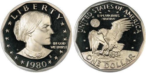 1 Dollar Vereinigten Staaten von Amerika (1776 - ) Kupfer/Nickel Susan Brownell Anthony (1820-1906)