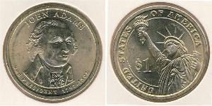 1 Dollar Vereinigten Staaten von Amerika (1776 - ) Kupfer/Zink John Adams (1735-1826)