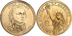 1 Dollar Vereinigten Staaten von Amerika (1776 - ) Kupfer/Zink John Adams (1735-1826)