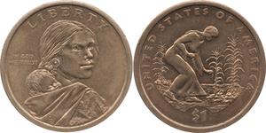 1 Dollar Vereinigten Staaten von Amerika (1776 - ) Kupfer/Zink 