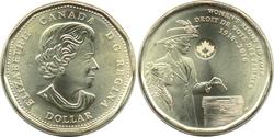 1 Dollar Kanada Messing Elizabeth II (1926-2022)